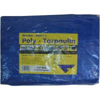 WEATHER GUARD 3.6 X 5.4M WHITE POLY TARPAULIN (12 X18')