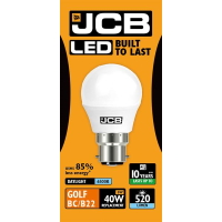 JCB GOLF LED 6w (40w) 520lm DAYLIGHT B22- 6500K (W)