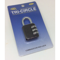 MARKUP 35MM COMBINATION TRI-CIRCLE PADLOCK