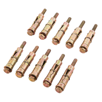 AMTECH M6 X 60MM EXPANSION BOLTS 10PCS