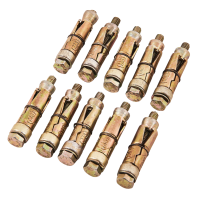 AMTECH M6 X 50MM EXPANSION BOLTS 10PCS