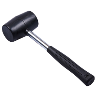 AMTECH 16oz RUBBER MALLET - STEEL SHAFT