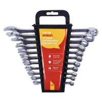 AMTECH 11pc COMBINATION SPANNER SET WITH RACK