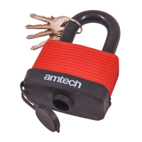 AMTECH 65MM WEATHERPROOF PADLOCK
