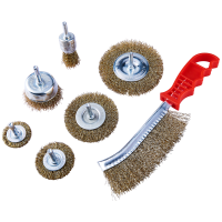 AMTECH 7pc WIRE BRUSH SET