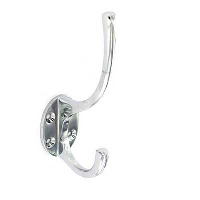 SECURIT HAT AND COAT HOOK CP 125MM
