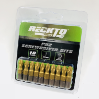 RECKTO 10PC PH2 DRIVER BITS