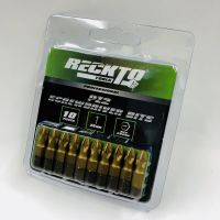 RECKTO 10PC 25MM PZ2 DRIVER BITS