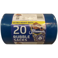 MAMMOTH RUBBLE SACKS 20s 50L (BOX OF 10)