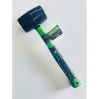 RECKTO 16OZ FIBRE GLASS HANDLE BLACK RUBBER MALLET