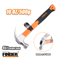 FINDER 16OZ FIBREGLASS CLAW HAMMER
