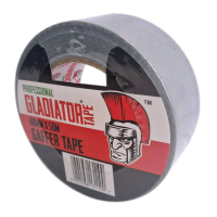 GLADIATOR 2" X 50M SILVER GAFFER TAPE