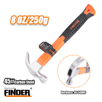 FINDER 8OZ FIBREGLASS CLAW HAMMER