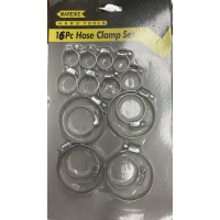 MARKUP 15PC ASSORTED HOSE CLAMP SET