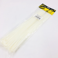 MARKUP 100PC 4 X 350MM WHITE CABLE TIES