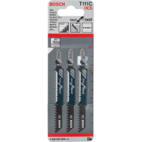 BOSCH 3PK HCS JIGSAW BLADE SET FOR WOOD- T111C