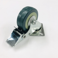 MARKUP 2" GREY CASTOR WHEEL SWIVEL WITH BRAKE