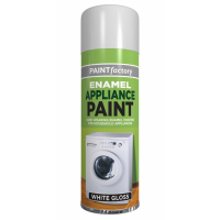 PAINT FACTORY 300ML ENAMEL APPLIANCE SPRAY PAINT- WHITE