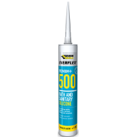 EVERBUILD EVERFLEX 500 SAINTARY SILICONE- WHITE