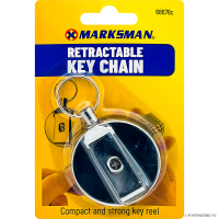 MARKSMAN RECOIL/RETRACTABLE KEY CHAIN