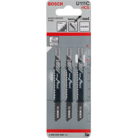 BOSCH 3PK HCS JIGSAW BLADE SET FOR WOOD- U111C