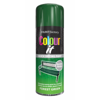 COLOUR IT 400ML SPRAY PAINT- FOREST GREEN GLOSS