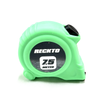 RECKTO 7.5M HI VIS SELF LOCKING TAPE MEASURE