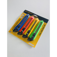 MARKUP 4PC 18MM SNAP OFF KNIFE SET