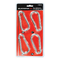 BLACKSPUR 4PC 100MM CARABINER SET