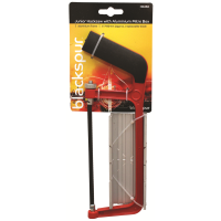 BLACKSPUR JUNIOR HACKSAW WITH ALUMINIUM MITRE BOX