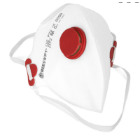 BEESWIFT 20PC P2 FOLD FLAT VALVE MASK- WHITE