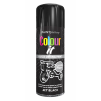 PAINT FACTORY 400ML M/PURPOSE SPRAY PAINT- GLOSS BLACK