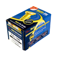 TIMCO MULTI FIX CONRETE SCREWS ZYP -7.5 X 60MM- 100PK