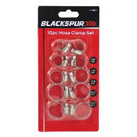 BLACKSPUR 10PC ASSORTED HOSE CLAMP SET