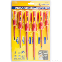 MARKSMAN 6PC INSULATED SCREWDRIVER SET