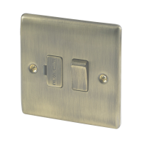 BG Nexus Antique Brass 13A Switch FCU