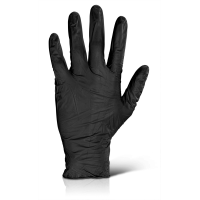 BEESWIFT XLARGE- BLACK DISPOSABLE NITRILE GLOVES PF