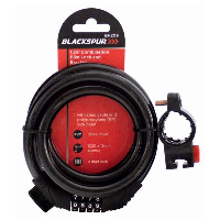 BLACKSPUR 1.2M X 12MM COMBINATION BICYCLE LOCK