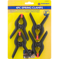 MARKSMAN 4PC 3" SPRING CLAMP SET