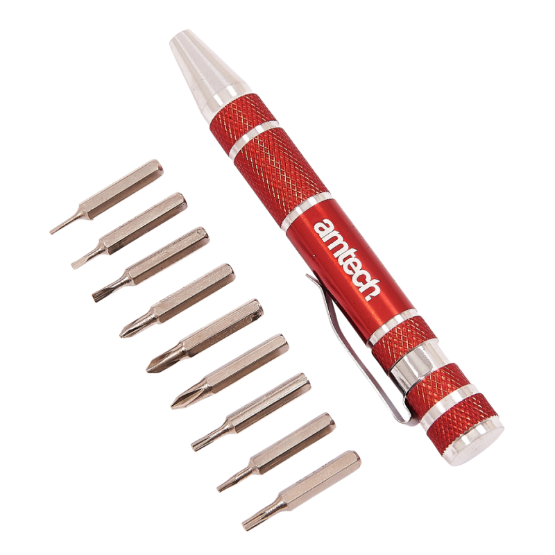 AMTECH 9 IN 1 PRECISION SCREWDRIVER SET | Mark up Wholesale