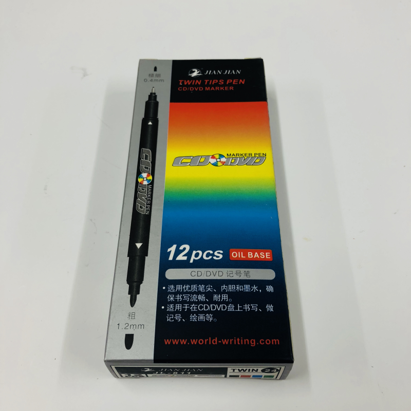 MARKUP PACK OF 12 DOUBLE SIDED CD MARKER Mark up Wholesale