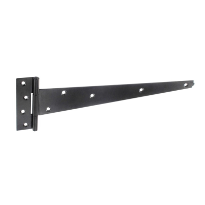 SECURIT 350MM (14") HD BLACK TEE HINGES (PAIR)