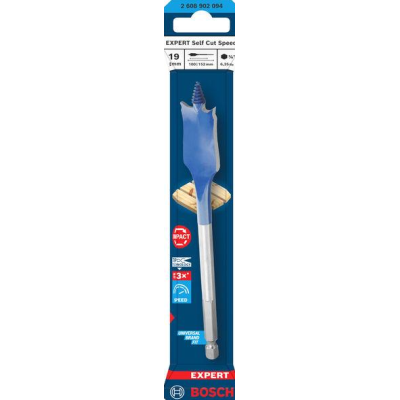 BOSCH 19mm x 152mm SELFCUT SPEED FLAT WOOD BIT