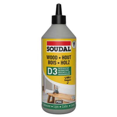 SOUDAL 750G PVA WATER RESISTANT WOOD ADHESIVE D3
