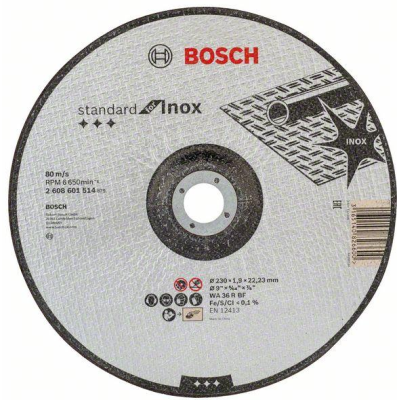 BOSCH 230mm INOX CUTTING DISC
